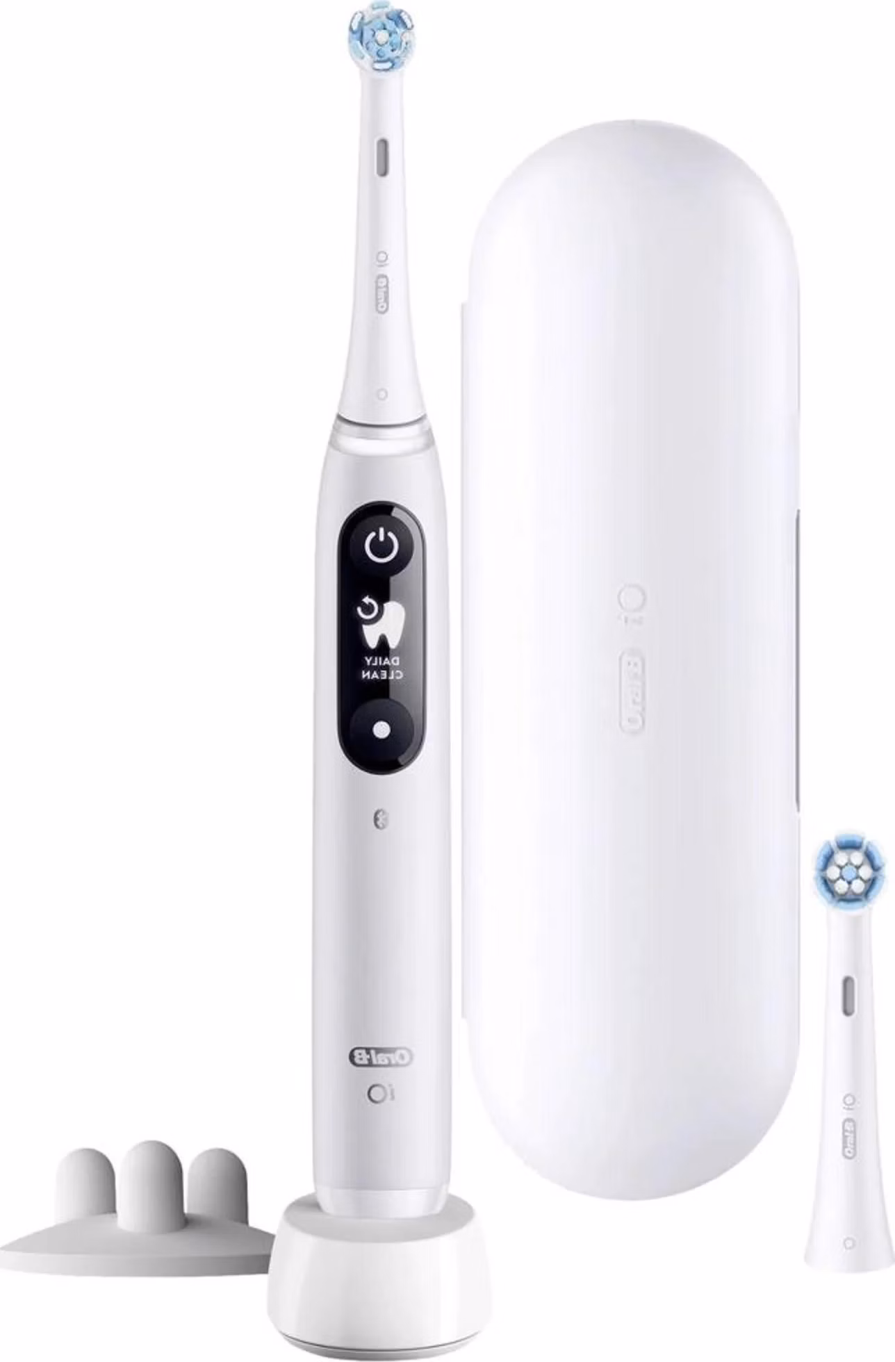 Oral-B iO Series 6s elektrický zubní kartáček, časovač, tlakový senzor, 5 programů, aplikace Oral-B, bílá