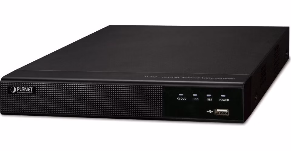 Planet NVR 16x IP/ 8Mpix/ 120Mbps/ 1x HDD/ 1x LAN/ NIS2 + NDAA Compliance