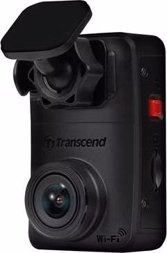 Transcend DrivePro 10 autokamera, Full HD 1080p, úhel 140°, 32GB microSDHC, Wi-Fi, micro USB, černá, samolepící držák