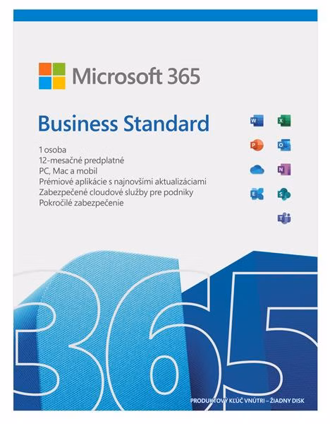 Microsoft 365 Business Standard  ESD (elektronická licencia)