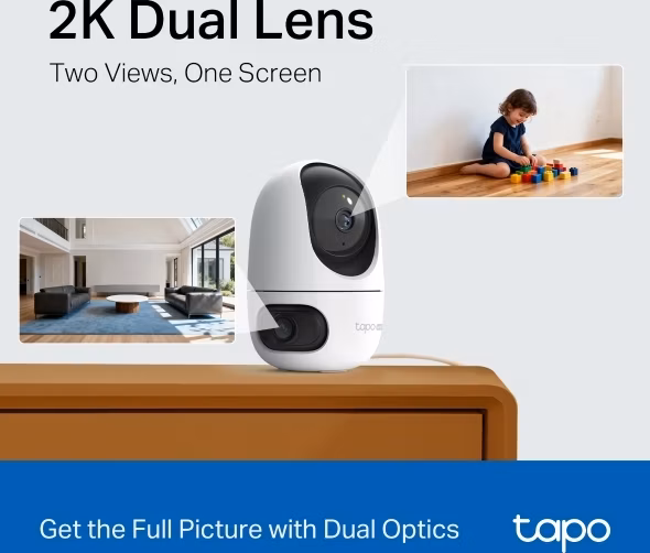 Tapo C245D Dual Lens Pan/Tilt Security Camera