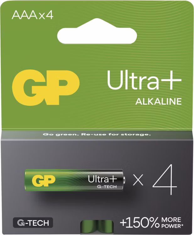 EMOS GP Alkalická batéria Ultra Plus LR03 (AAA) 4ks