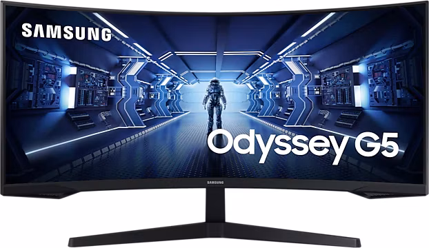 SAMSUNG MT LED LCD herný monitor 34" Odyssey 34G55TWWRXEN-Flexible,VA,3440x1440,1ms,165Hz,HDMI,DisplayPort