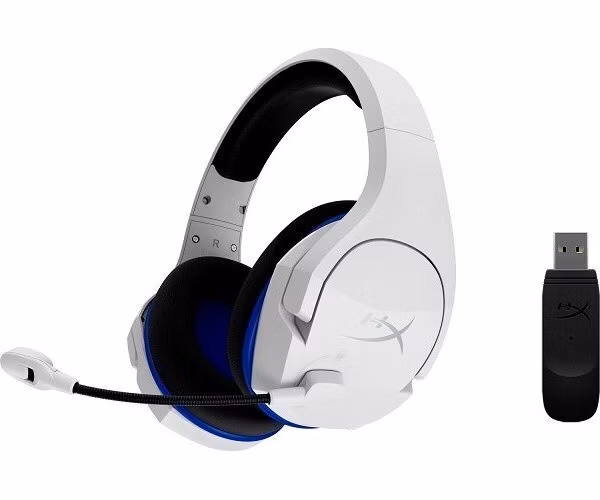 HyperX Cloud Stinger Core - Wireless Gaming Headset - PlayStation (White-Blue)