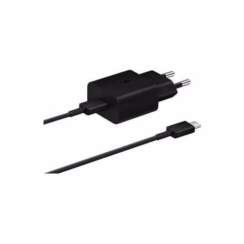 Samsung cestovní nabíječka EP-T1510XBE, PD, 15W, kabel USB-C, černá, EU