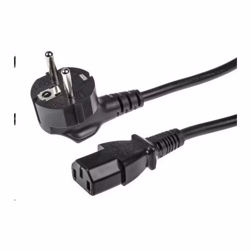 Kábel sieťový / napájací 230V, 1,8m, C13 - Schuko CEE 7/7, High quality