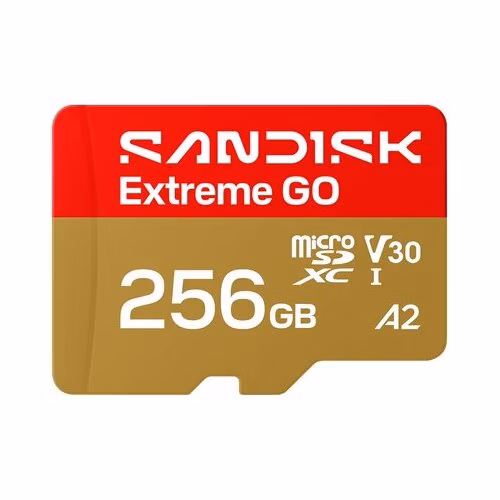 SanDisk Extreme GO 256GB microSD card 240/160MBps