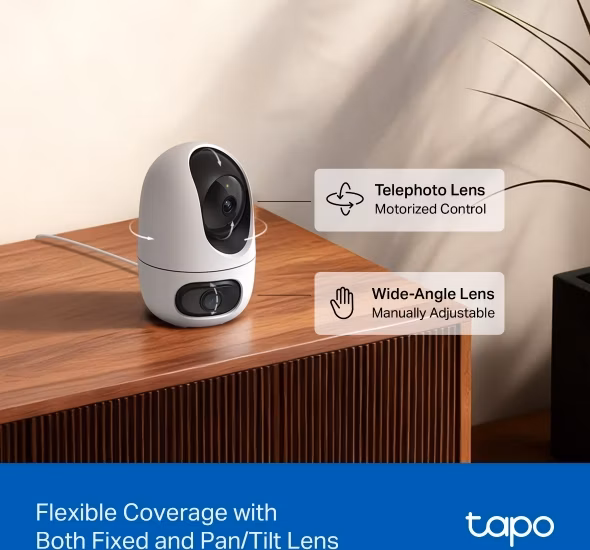 Tapo C245D Dual Lens Pan/Tilt Security Camera