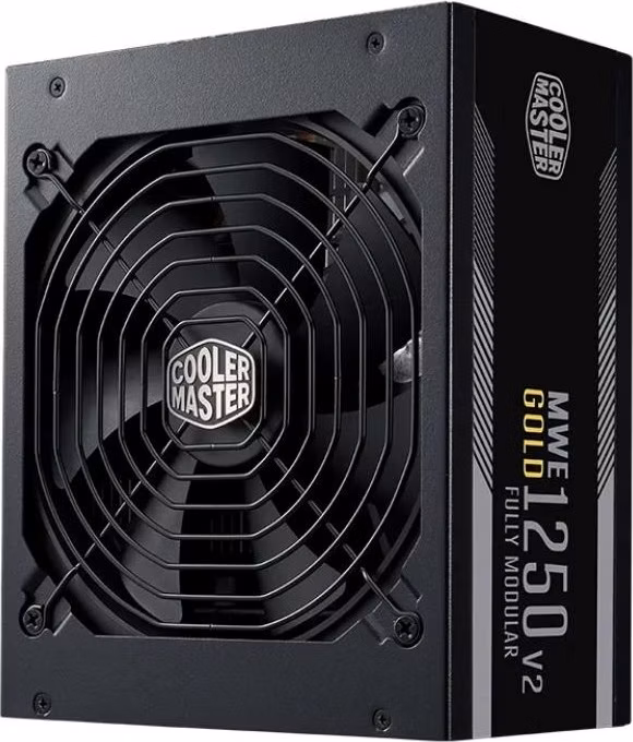 Cooler Master zdroj 1250W MWE Gold, 140mm, 80+ Gold, Plně modulární, ATX 3.1