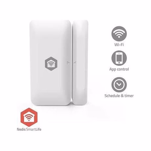Nedis ZBSD11WT - Zigbee Chytrý Dveřní / Okenní Senzor | Napájení na baterii