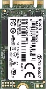 TRANSCEND MTS400 512GB SSD disk M.2 2242, SATA III 6Gb/s (MLC), 530MB/s R, 470MB/s W