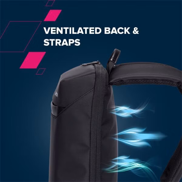 Canyon OnPack UR04, batoh na notebook do 15,6", 11 l, vodeodolný, ventilovaný chrbát, čierny
