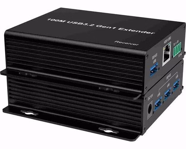 PremiumCord 4-port USB 3.2 5Gbps extender po Cat5/Cat5e/Cat6 do 100m