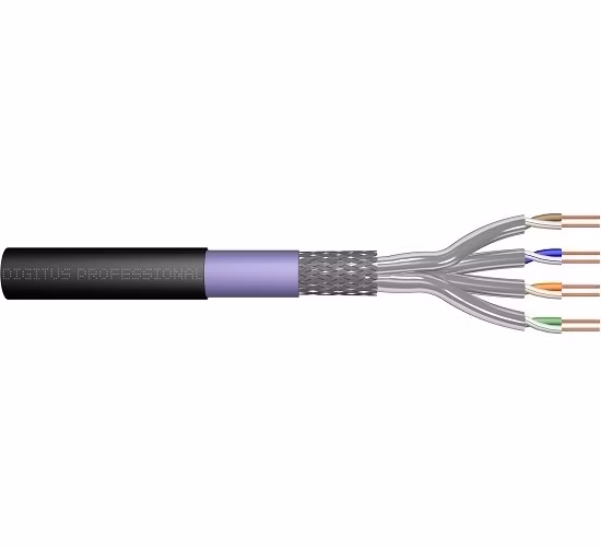 Digitus Cat.7 S/FTP instalační kabel, pro instalaci do země, 500 m, simplexní, PE