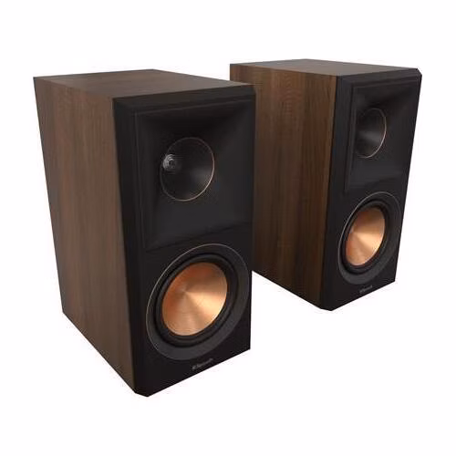 Klipsch RP-500M II regálové reproduktory, 75 W, Bass-reflex., 8 Ohm, 92 dB, hnedé, pár