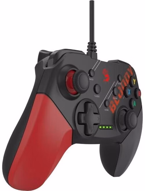 A4tech Bloody GP30, gamepad, USB, černo-červený