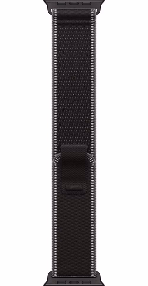 Apple Watch 49mm Black/Charcoal Trail Loop - M/L - Black Titanium Finish