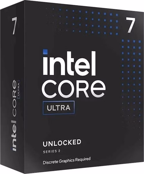 INTEL Core Ultra 7 265KF / Arrow Lake / LGA1851 / max. 5,5GHz / 8P+12E/20T / TDP 250W / bez VGA / BOX bez chladiče