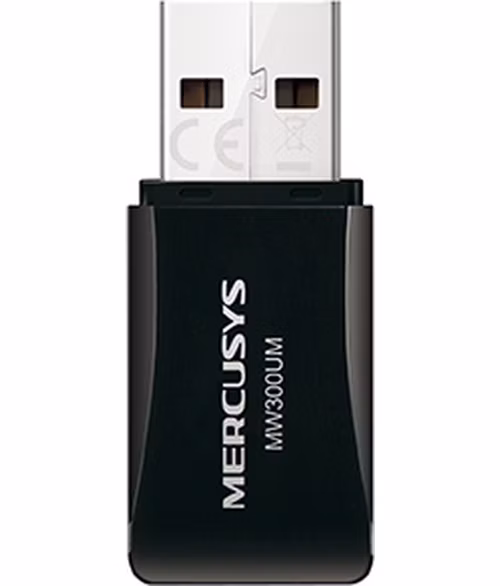 N300 Wireless Mini USB Adapter SPEED: 300 Mbps at 2.4 GHz SPEC: 2× Internal Antennas, USB 2.0 FEATURE: Mini Size