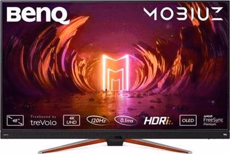 BenQ LCD EX480UZ MOBIUZ 48" OLED/3840 × 2160/120Hz/0,1ms/DP/2xHDMI/4xUSB/USB-C/vesa/repro/low blue light