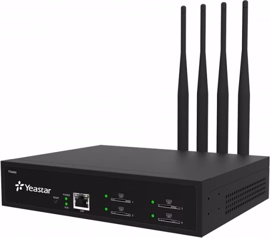 Yeastar NeoGate TG400, IP GSM Brána, 4x GSM port, 1x LAN