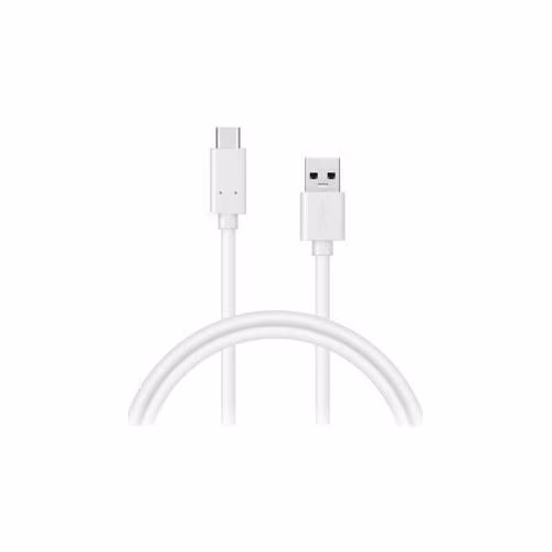 CONNECT IT Wirez USB C (Type C) - USB, tok proudu až 3A !, bílý, 2 m