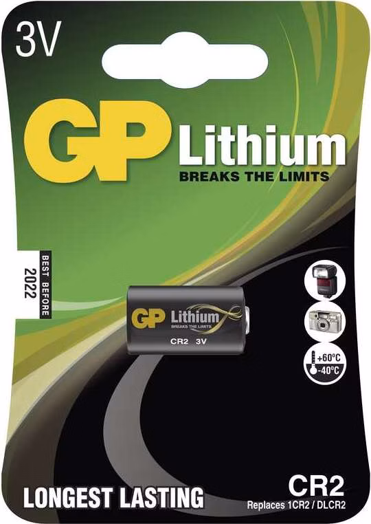 Lithiová baterie GP CR2 - 1ks