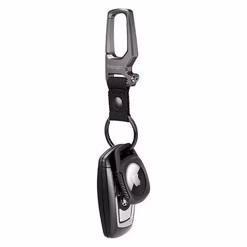 Spigen puzdro Rugged Armor Case pre AirTag - Black