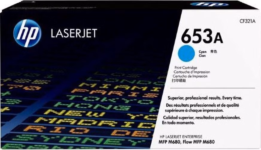 HP toner 653A/Cyan/16 500 stran