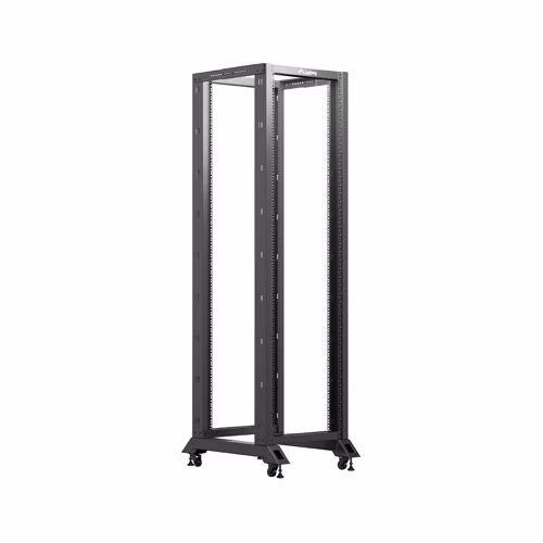 LANBERG OTEVŘENÝ RACK 42U 600X800 ČERNÝ V2
