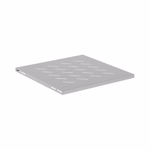 POLICA PRE 19" SKRINE 600MM ŠEDÁ LANBERG (1U/480X475MM NOSNOSŤ DO 120KG, 4BODOVÁ MONTÁŽ)
