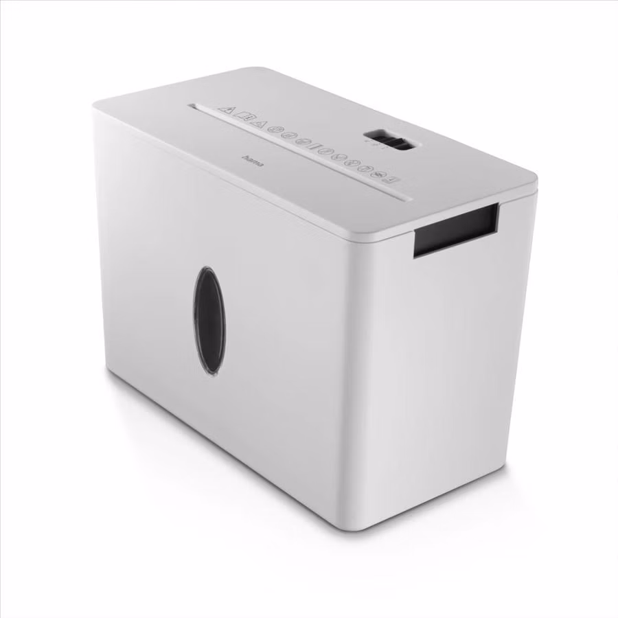 Hama Safe X40-W, skartovačka, krížový rez, 4 lisy, bezpečnostná úroveň P4 T4 E3, biela
