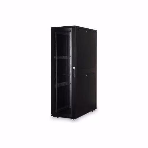 Digitus Serverový stojan 42U, Unique Series, dveře z perforované oceli 2050x600x1200 mm, barva černá (RAL 9005)
