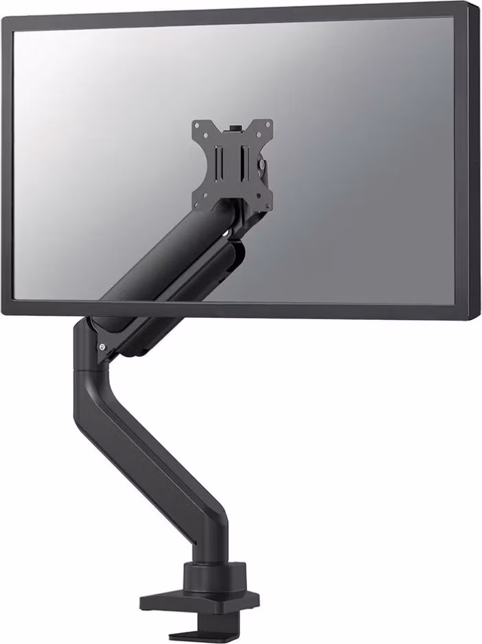 Neomounts DS70-450BL1/Držák displeje/na stůl/17-42"/svorka+průchodka/VESA 100X100/nosn. 15kg/plyn. píst/1 disp/černý