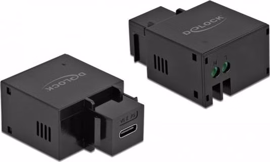 Delock Keystone Modul s nabíjecím portem USB C, 2.1 A, černá