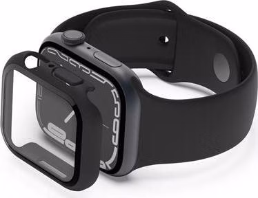 Belkin ochrana displeje ScreenForce 2v1 pro Apple Watch Série 4/5/6/SE/7/8/9, 40/41mm, černé - NOVÁ VERZE