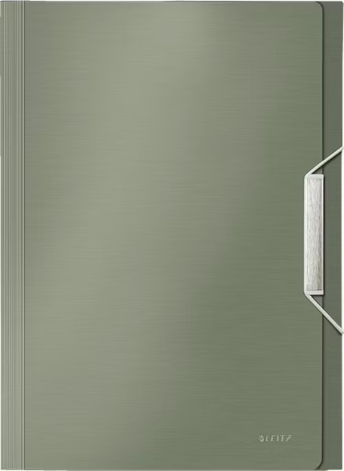 LEITZ Aktovka na dokumenty s přihrádkami STYLE, zelenkavá