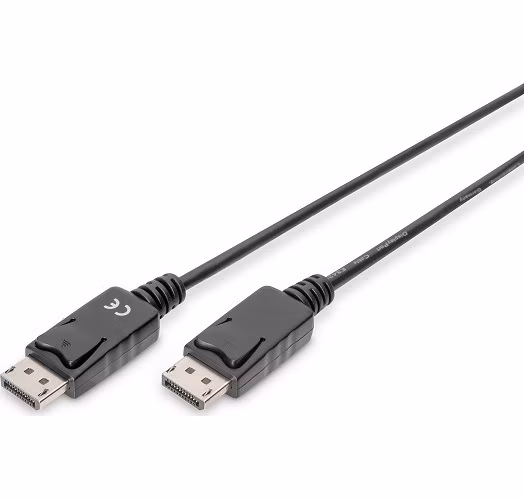 Digitus propojovací kabel DisplayPort, DP M/M, 5,0 m, s blokováním, DP, 1,1 a