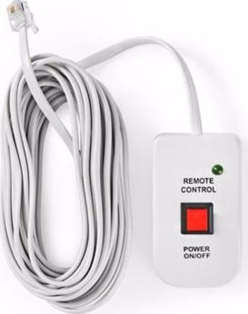 Nedis PIMSRC05WT - Dálkový Ovladač Měniče | pro Nedis Měniče Modifikované Sinusoidy | Kabel 5 m