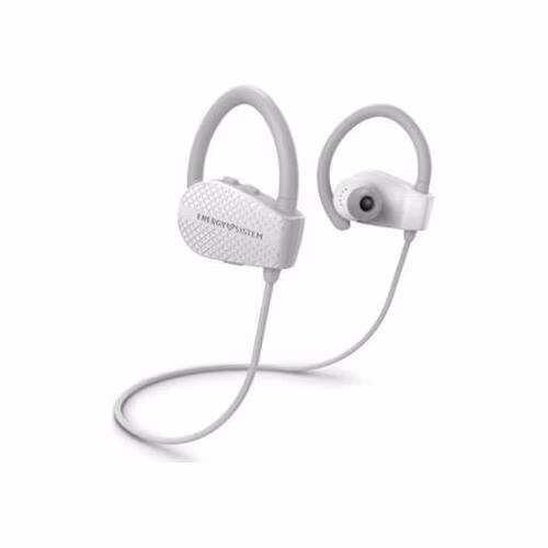Energy Sistem Earphones Bluetooth Sport 1+ Snow, Bluetooth sportovní sluchátka s mikrofonem