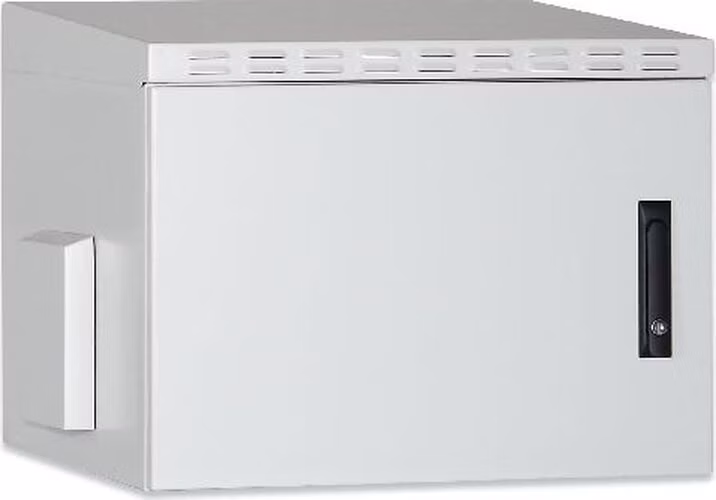 Digitus 16U nástěnná skříňka, venkovní, IP55 891x600x450 mm, barva šedá (RAL 7035)