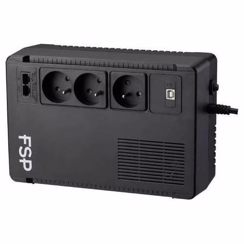 FSP UPS ECO 800 FR, 800 VA / 480 W, USB, RJ45, line interactive