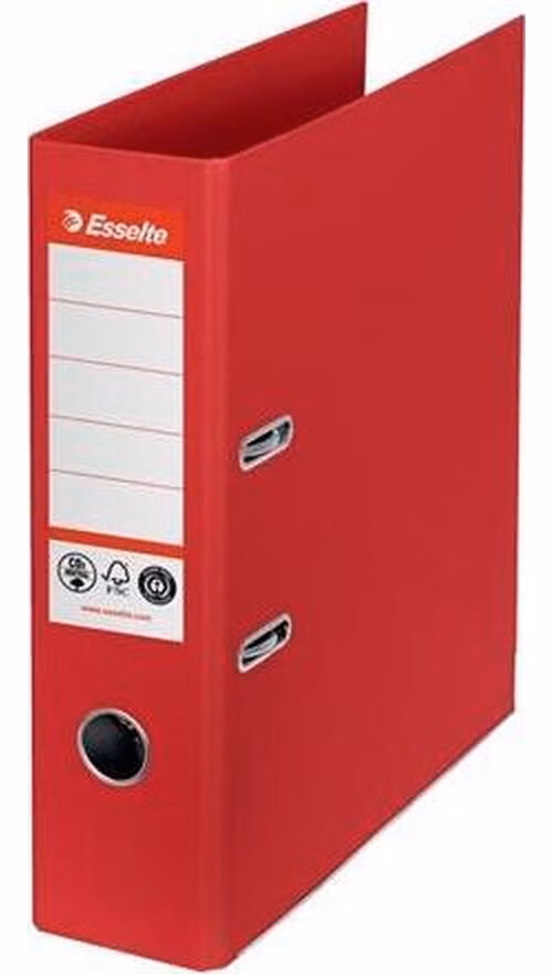 Esselte pákový pořadač No. 1 Co2 neutrální, 75 mm, červená