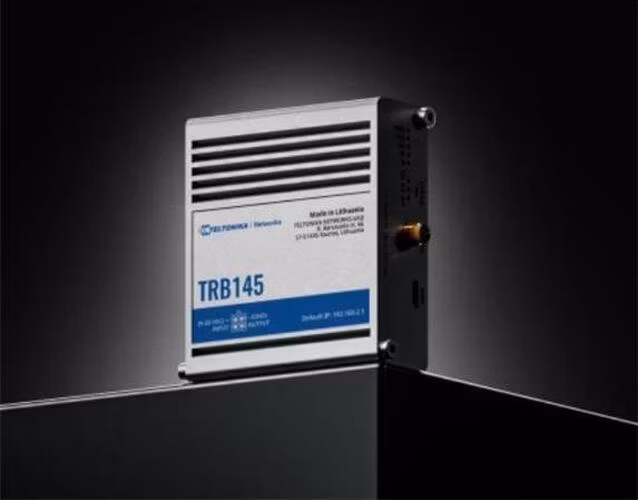 Teltonika TRB145 průmyslový LTE modem s RS485, LTE Cat4/3G/2G