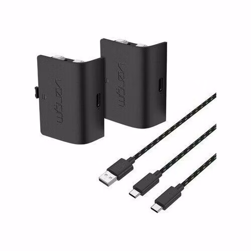 VENOM VS2882 Xbox Series S/X &amp; One Black Twin Battery Pack + 3 meter cable