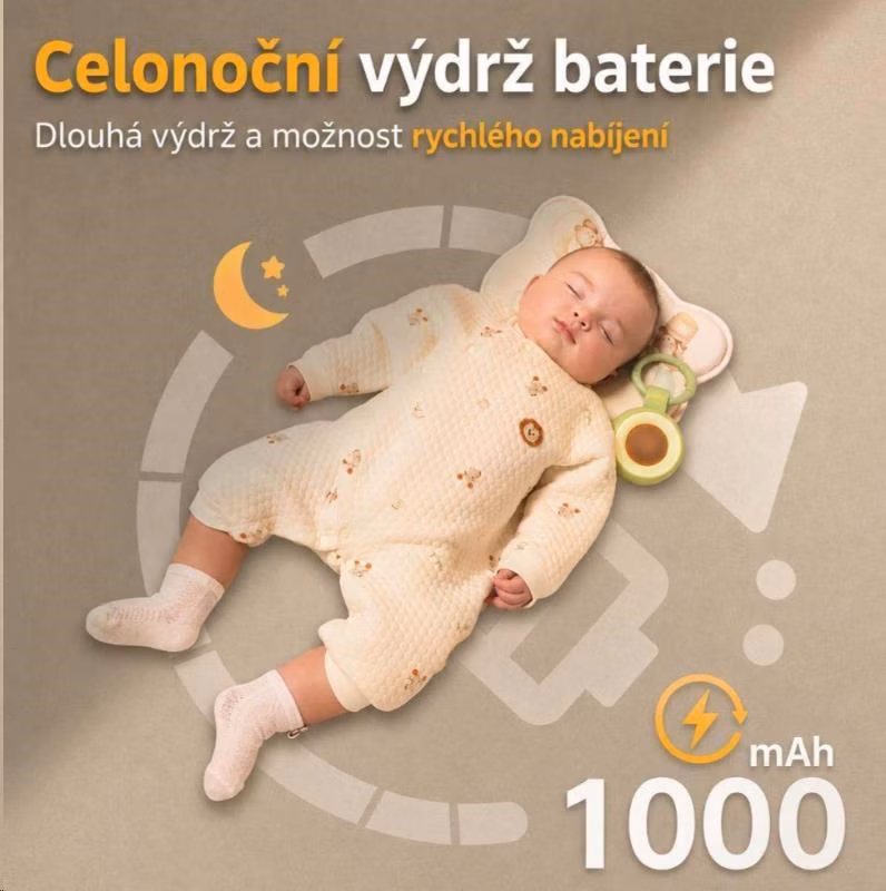 Alilo W1 Kapesní usínáček s bílým šumem