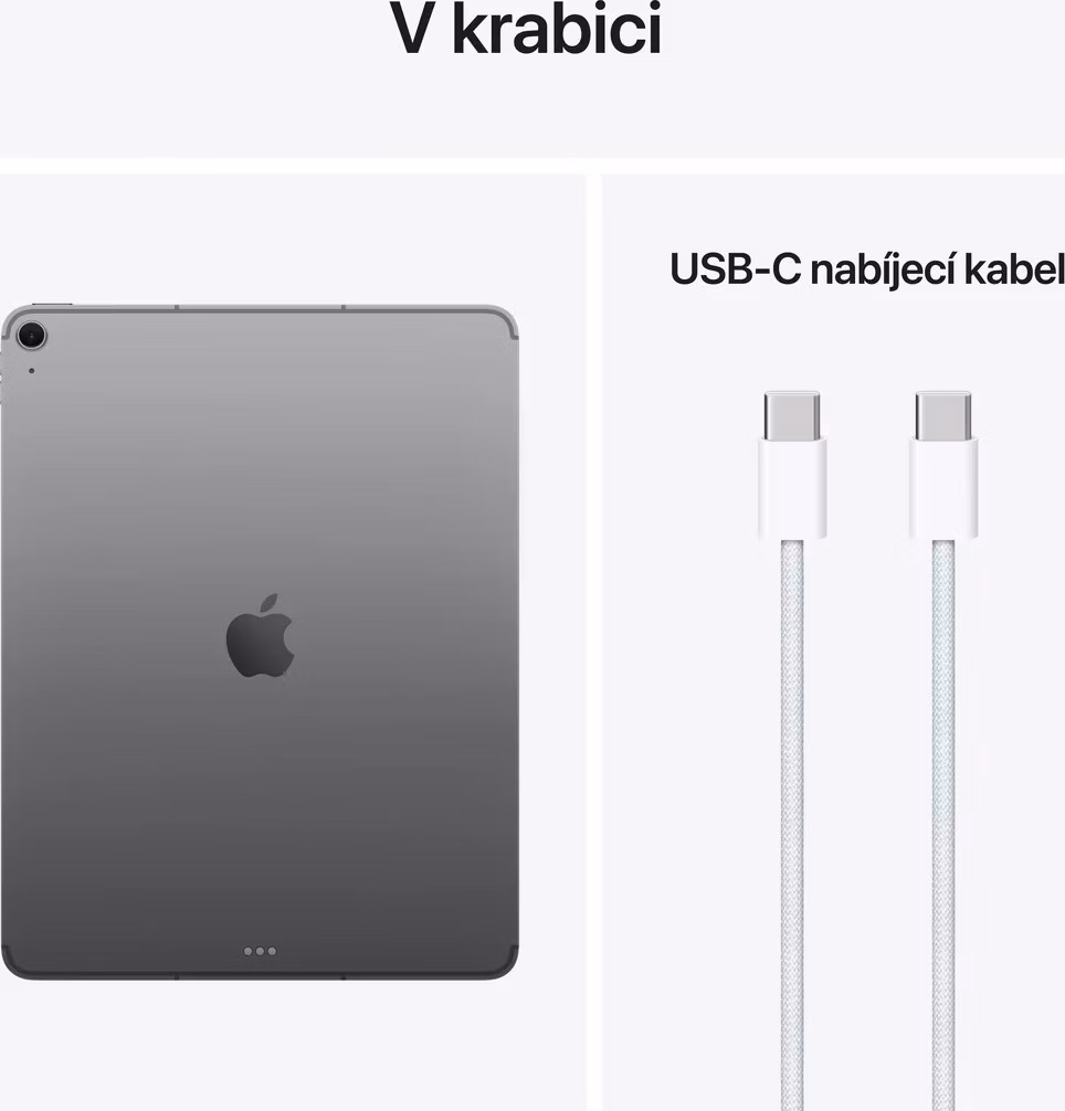 Apple iPad Air 13" (M4) - 2026/Wi-Fi + Cellular/13"/2732x2048/12GB/128GB/iPadOS26/Space Grey