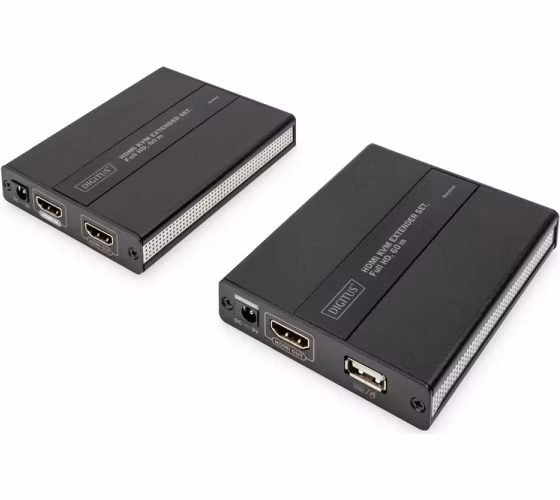 Digitus HDMI KVM Extender přes CAT 5 / 5a / 6 1080p, 60m, nízká latence