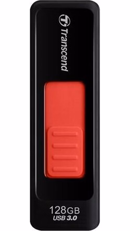 TRANSCEND Flash disk 128GB JetFlash®760, USB 3.0 (R:85/W:34 MB/s) čierna/červená