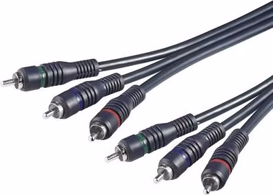PremiumCord Kábel 3x CINCH-3x CINCH M/M 2m HQ